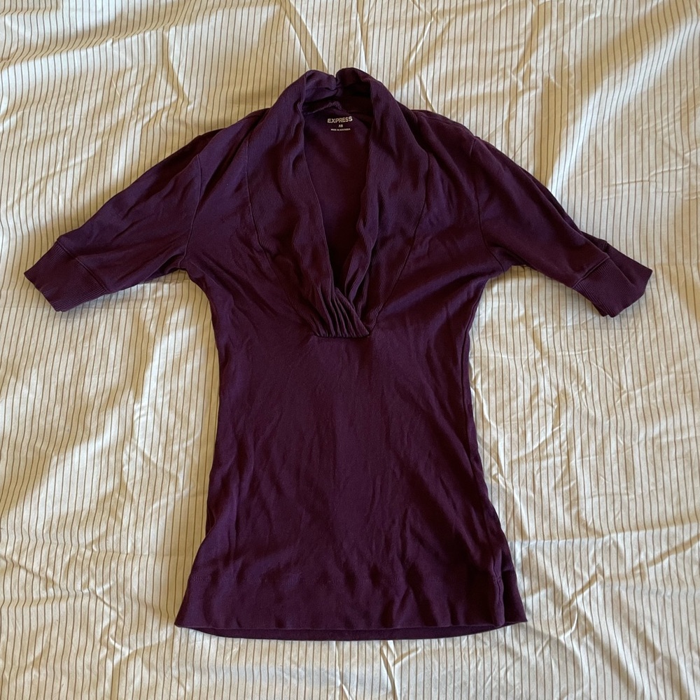 ⭐️(3/$10) Purple Express top